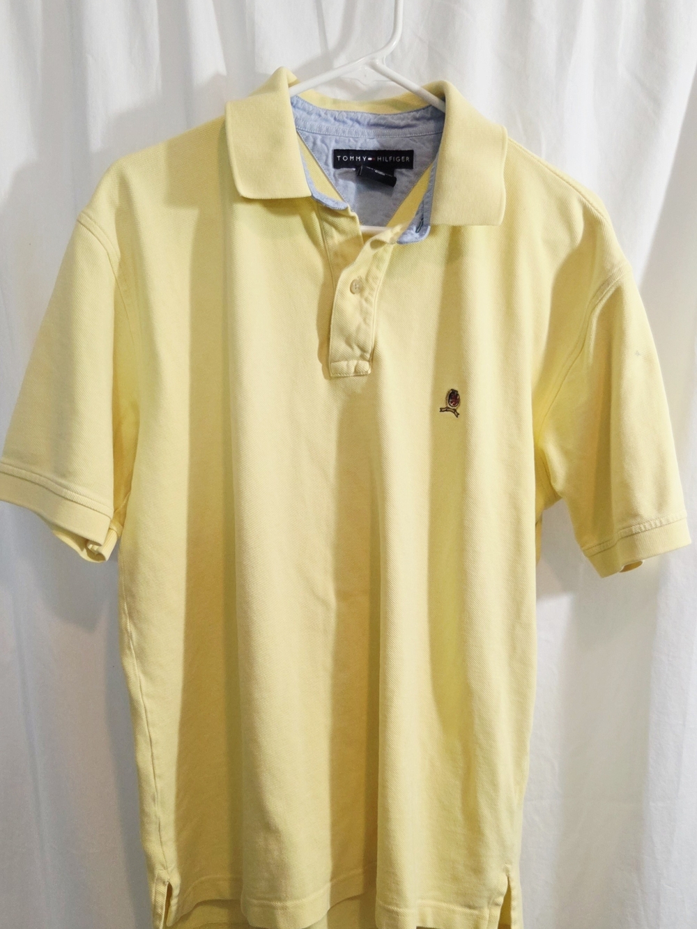 Tommy Hilfiger Yellow Polo Shirt - Classic Men's Short Sleeve